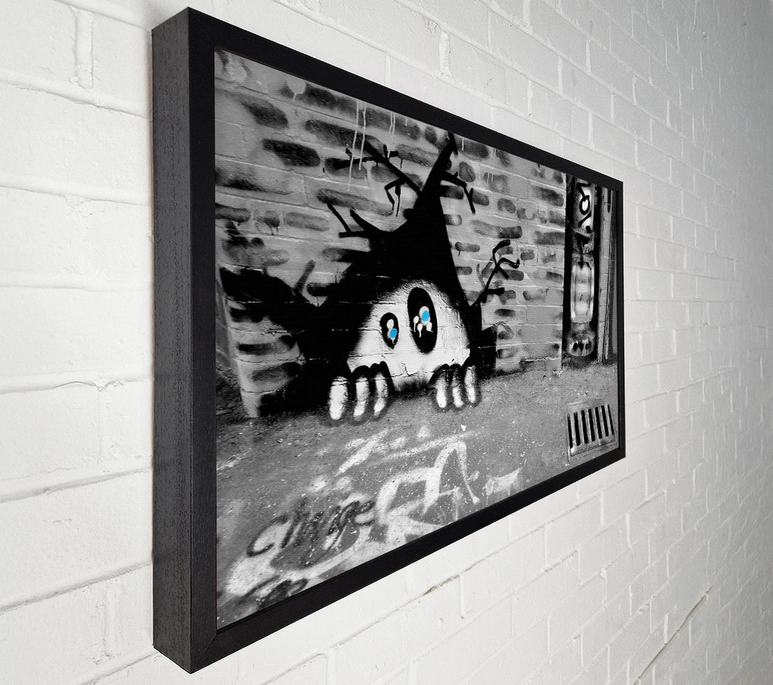  A Canvas Print of Leak Street Canvas Print