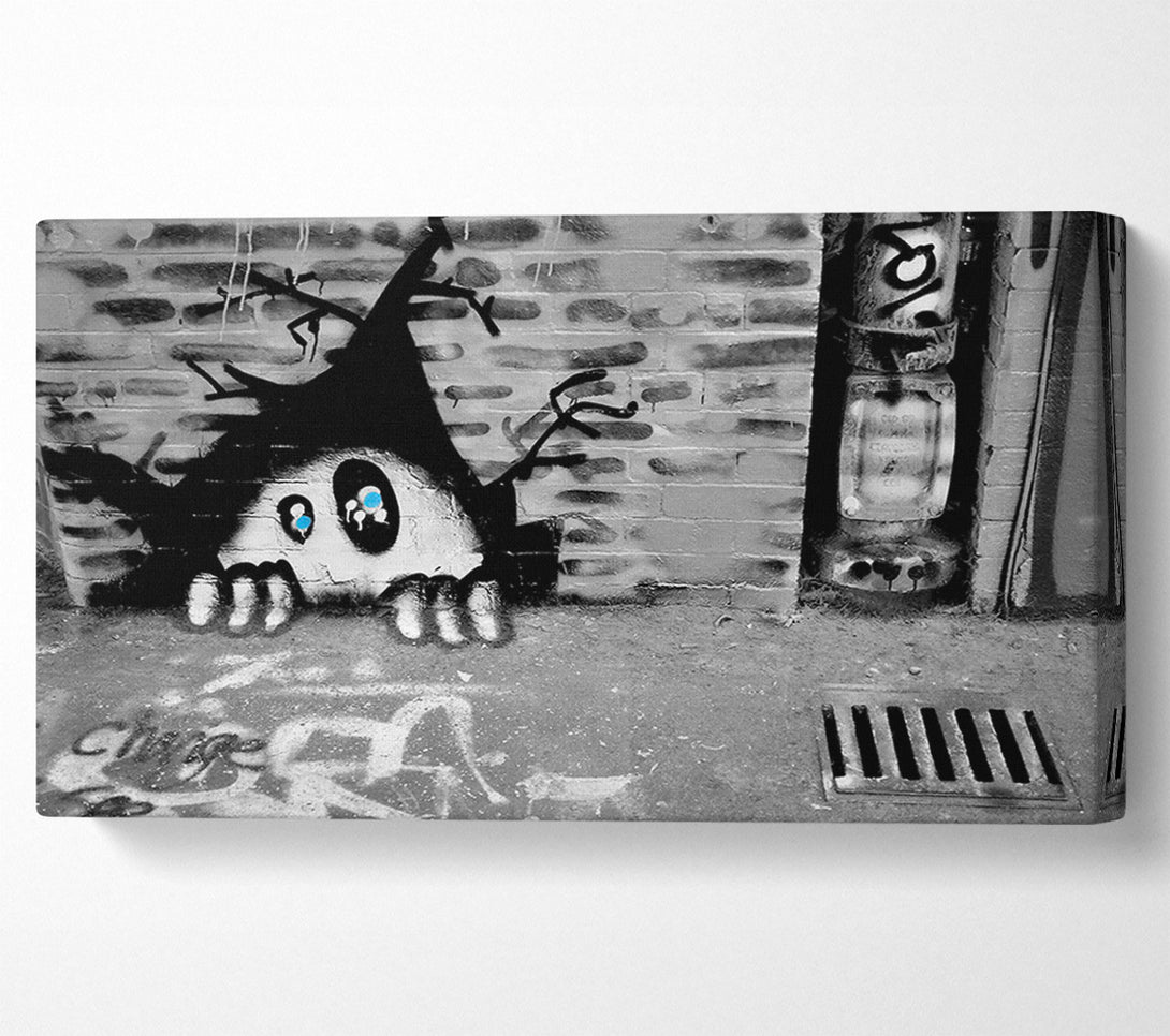  A Canvas Print of Leak Street Canvas Print