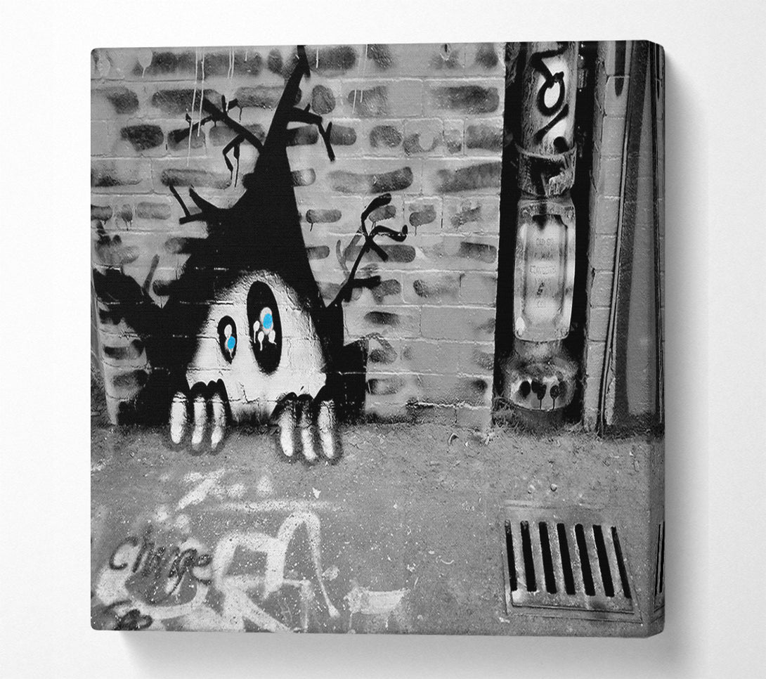  A Canvas Print of Leak Street Canvas Print