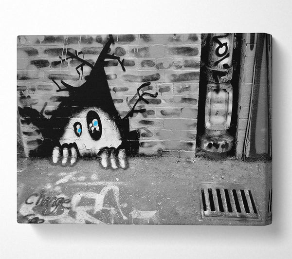  A Canvas Print of Leak Street Canvas Print