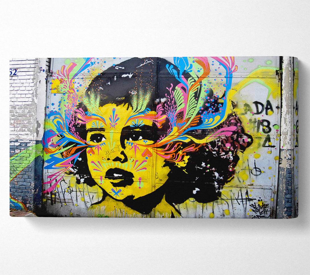  A Canvas Print of Flower Child Canvas Wall Art