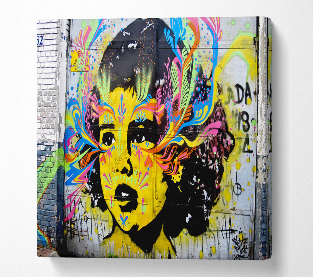  A Canvas Print of Flower Child Canvas Wall Art