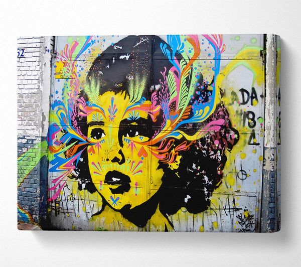  A Canvas Print of Flower Child Canvas Wall Art