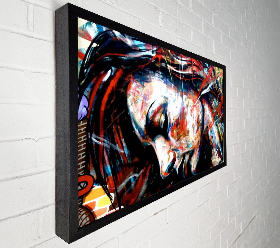  A Canvas Print of Red Woman Canvas Print