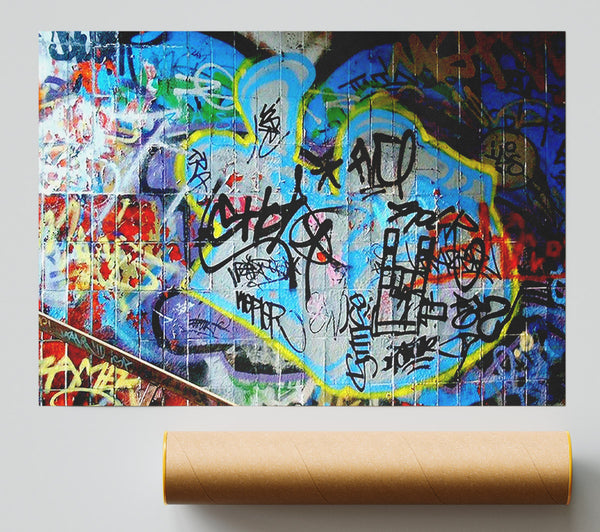 Colour Blaze Giclee Print