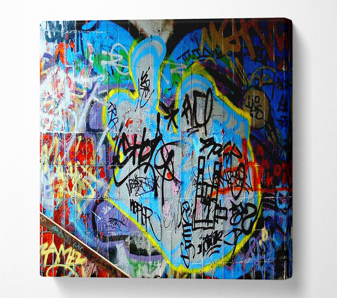  A Canvas Print of Colour Blaze Canvas Art