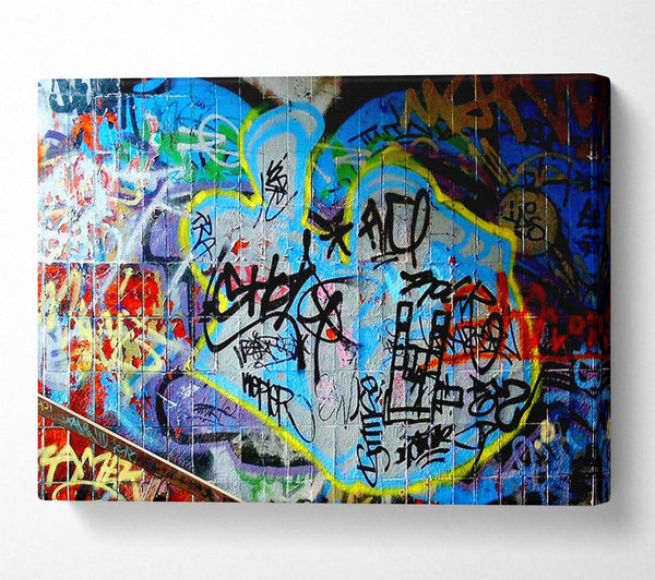  A Canvas Print of Colour Blaze Canvas Art