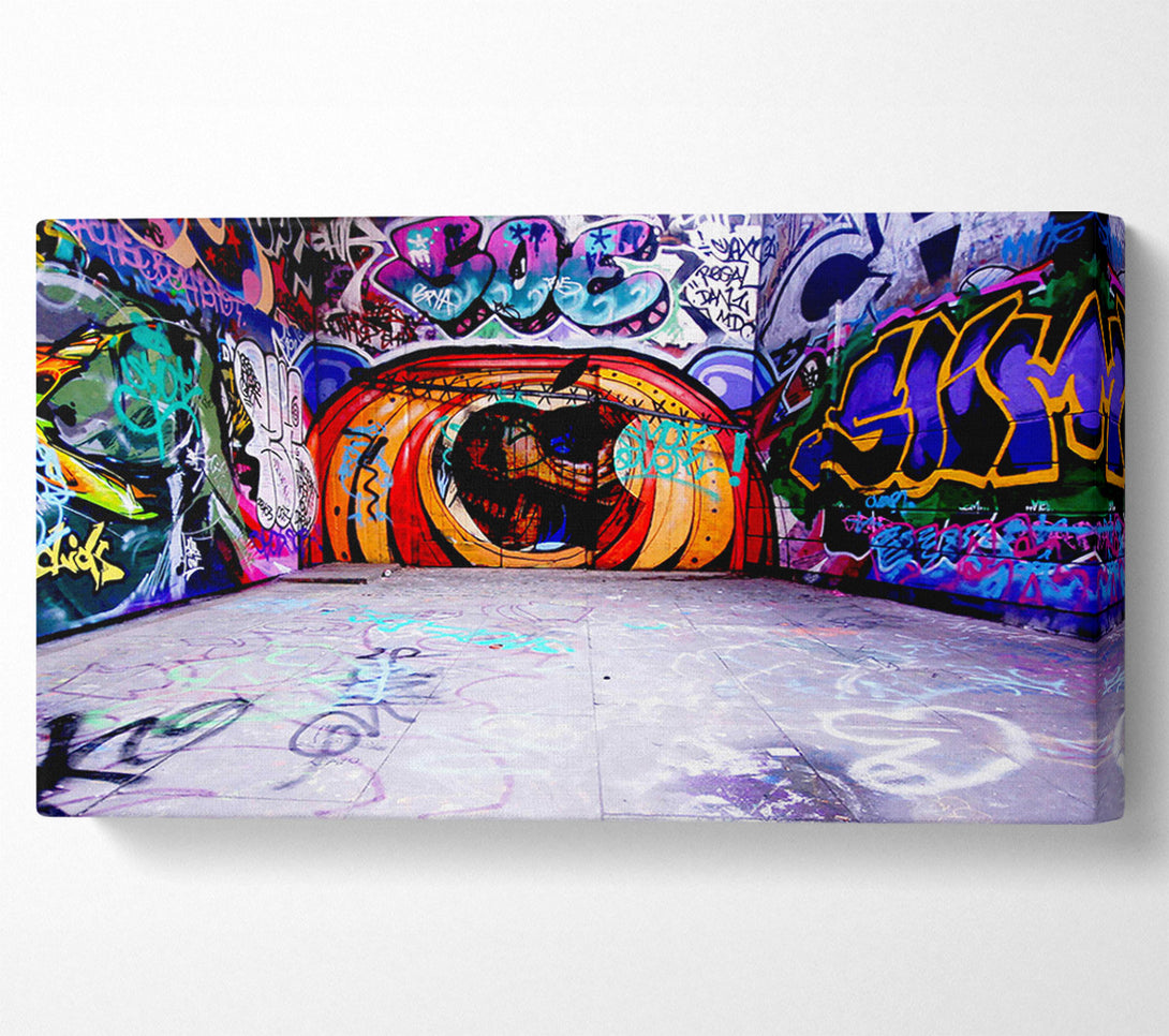  A Canvas Print of Through The Apple Canvas Print