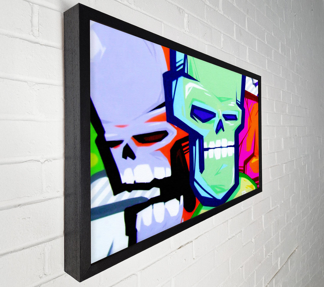  A Canvas Print of Skull Heads Canvas Print