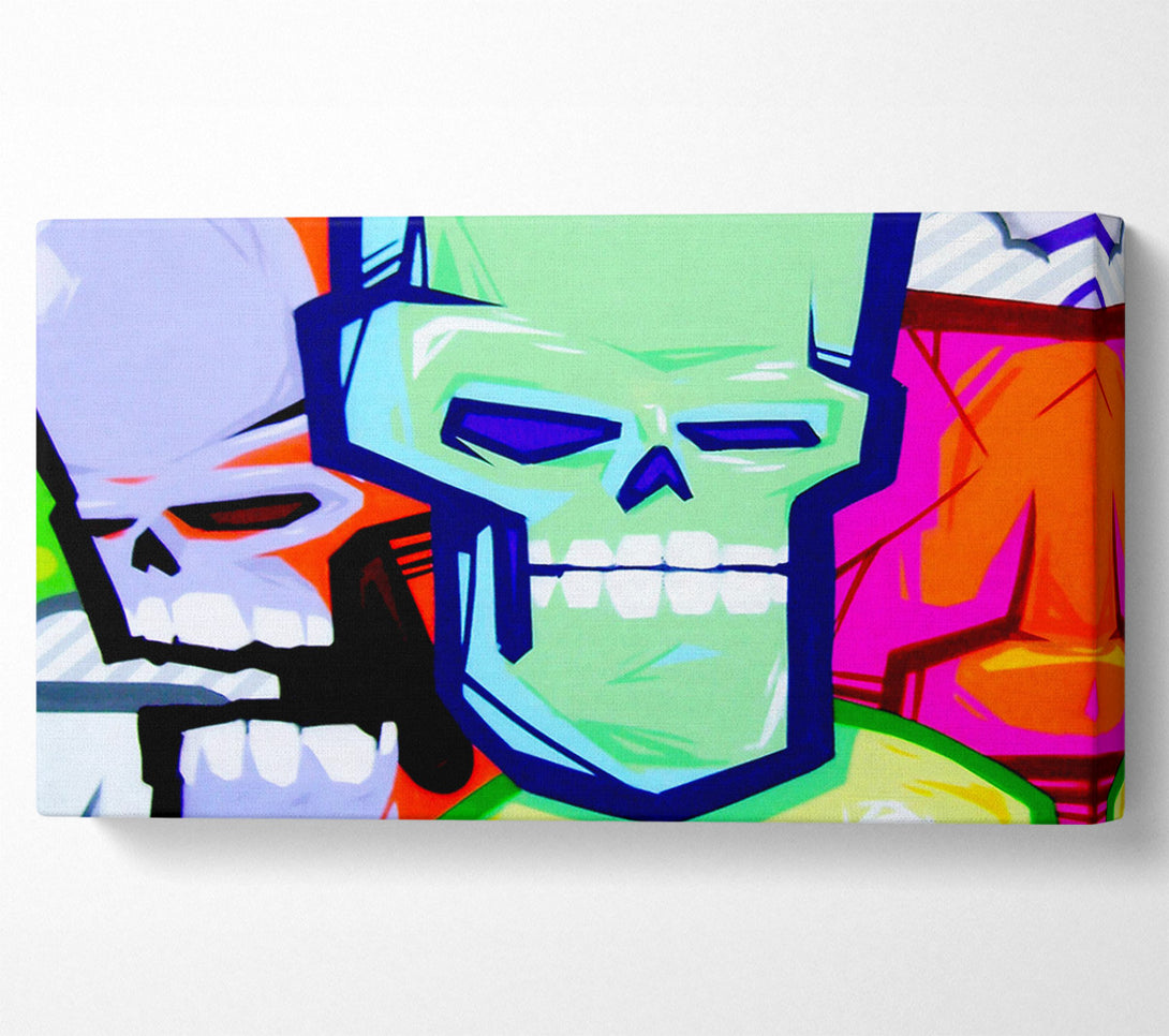  A Canvas Print of Skull Heads Canvas Print