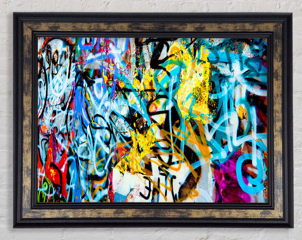 Urban City Art Framed Print