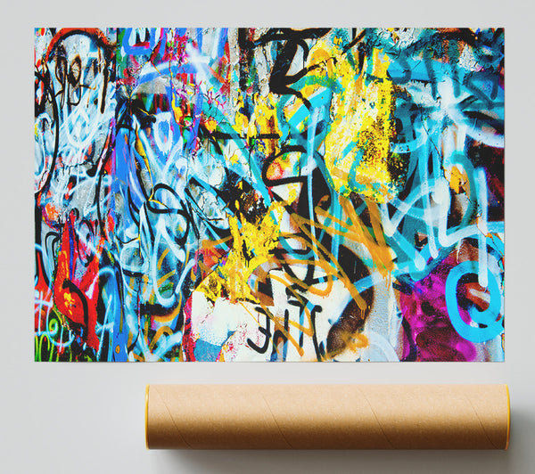Urban City Art Poster