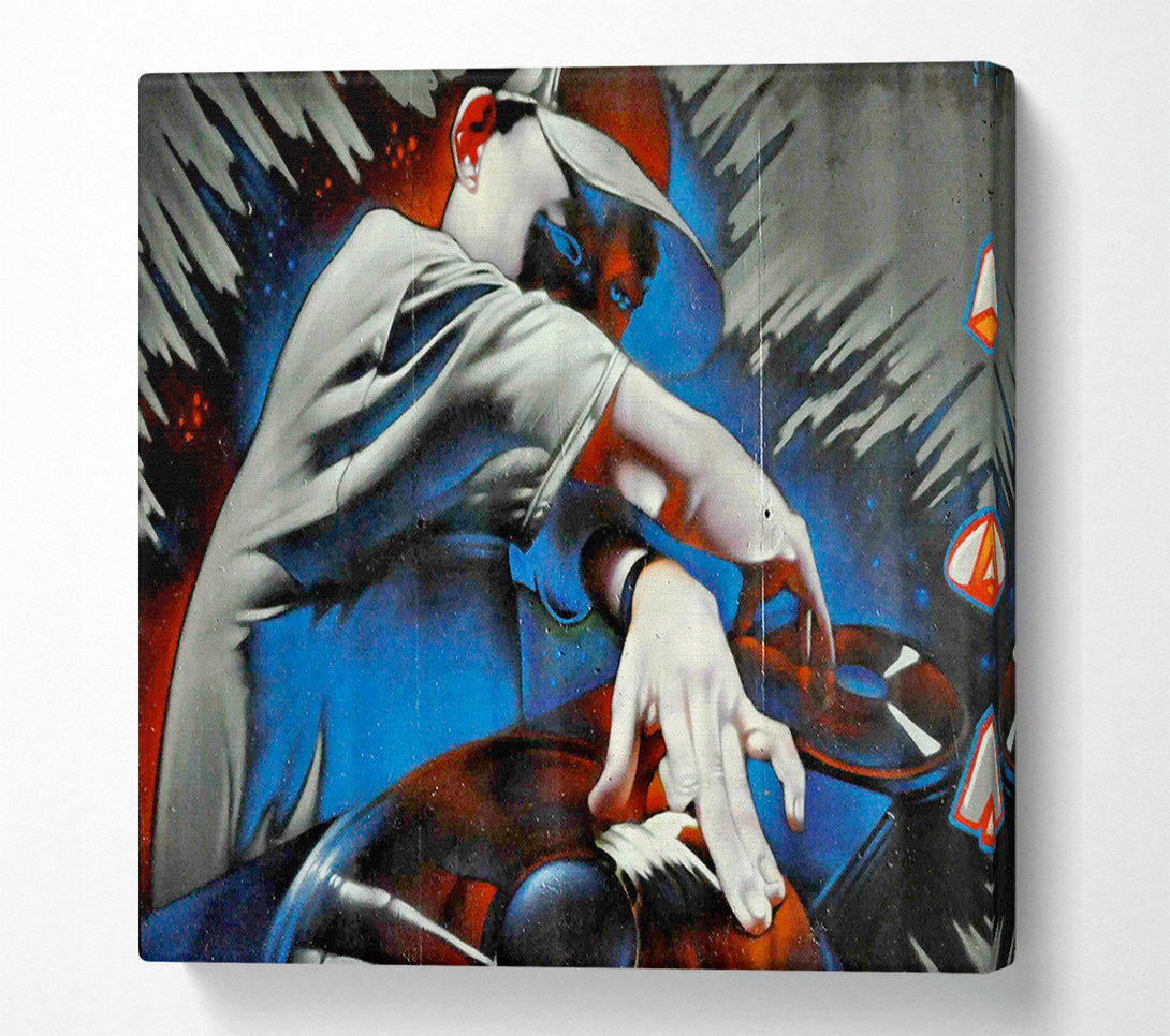  A Canvas Print of Dj Mix Canvas Wall Art