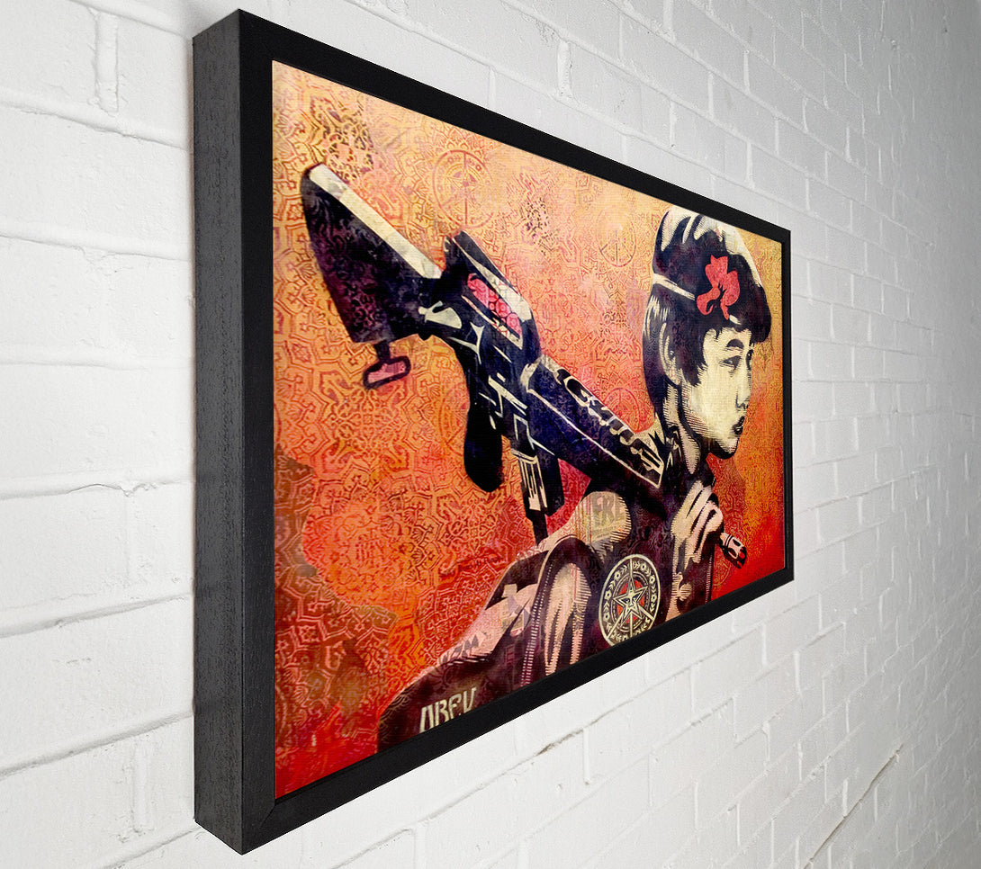  A Canvas Print of Child Soldier Canvas Wall Art