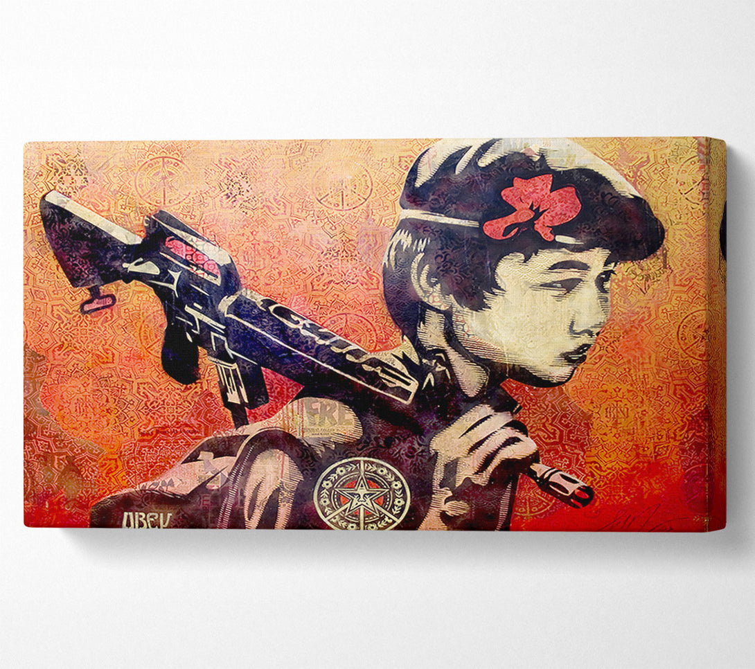  A Canvas Print of Child Soldier Canvas Wall Art