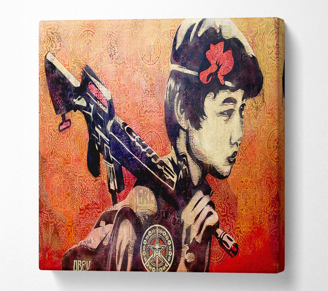 A Canvas Print of Child Soldier Canvas Wall Art