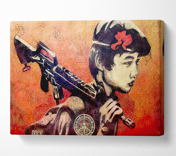  A Canvas Print of Child Soldier Canvas Wall Art
