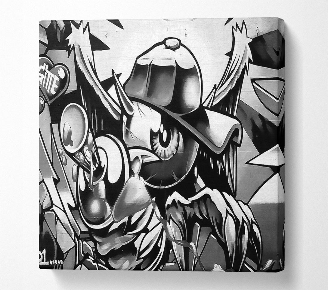  A Canvas Print of Spray Can Kid Canvas Art