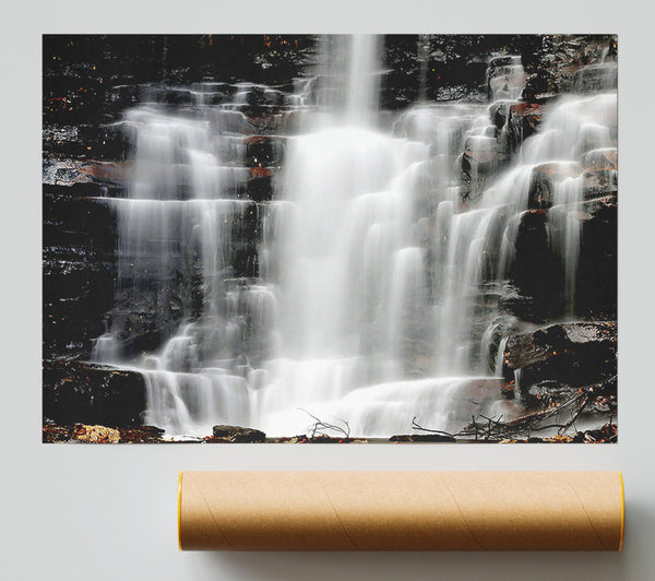 Natural Waterfalls Spill Giclee Print
