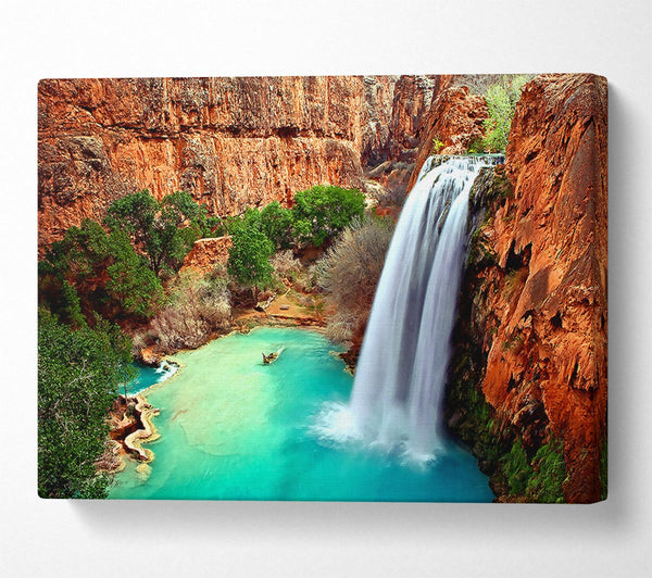  A Canvas Print of Arizona Waterfalls Canvas Art