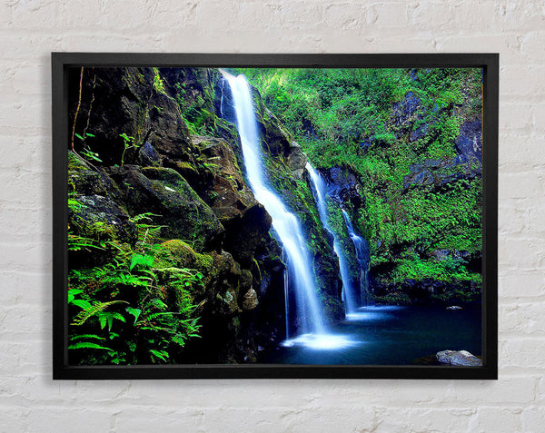 Waterfall Paradise Trio Framed Print