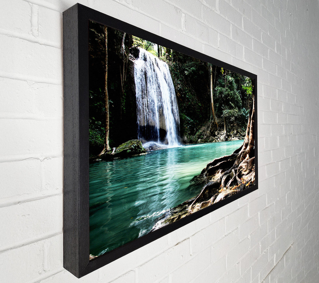  A Canvas Print of Paradise Waterfall Canvas Wall Art