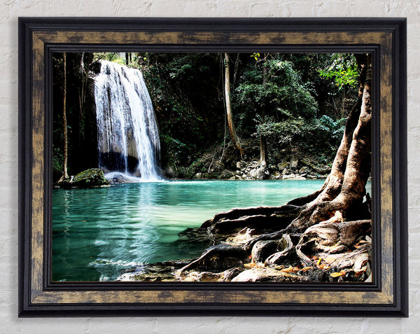 Paradise Waterfall Framed Print