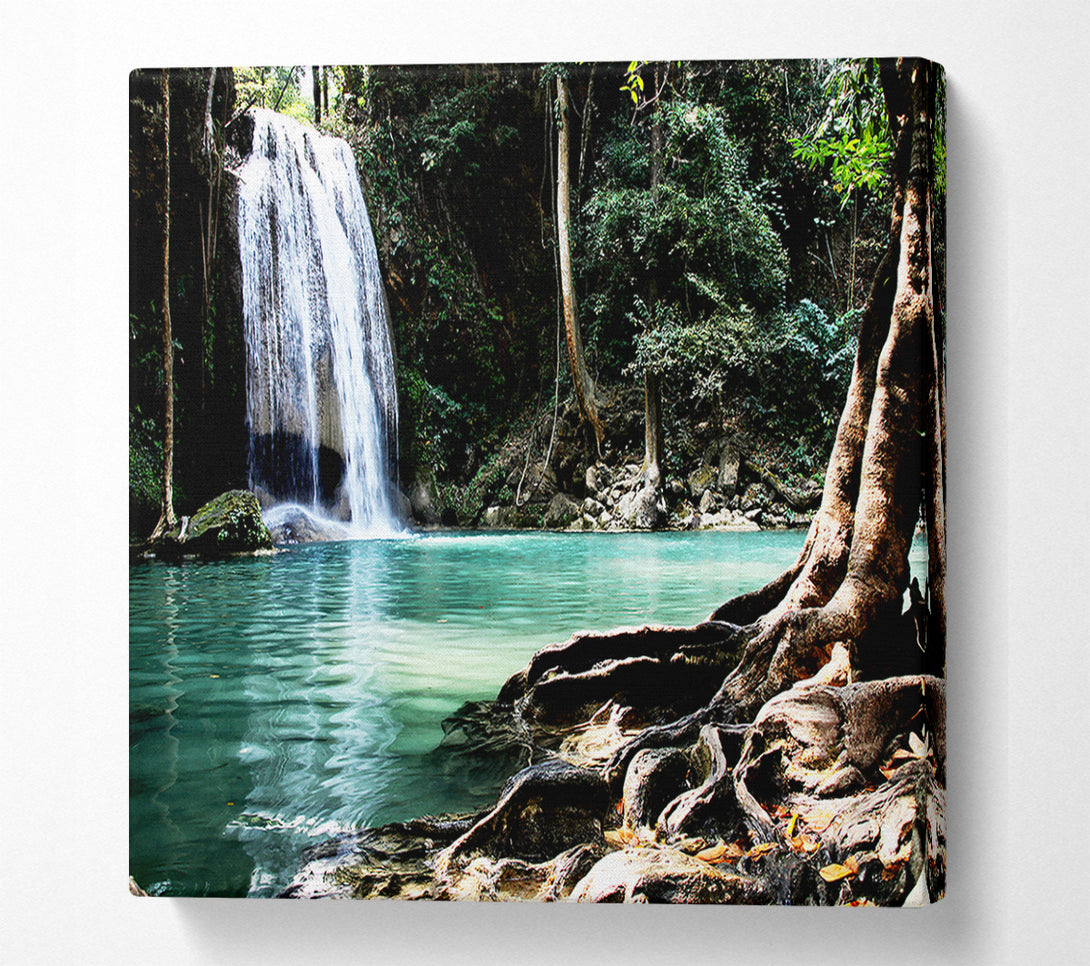  A Canvas Print of Paradise Waterfall Canvas Wall Art