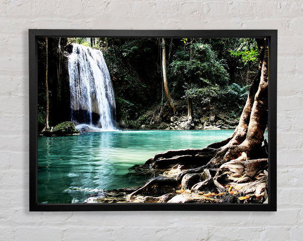 Paradise Waterfall Framed Print