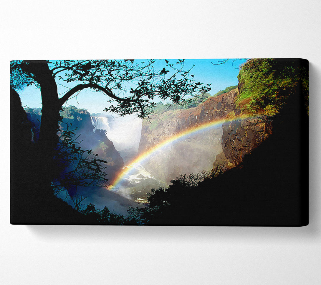 A Canvas Print of Rainbow Waterfall Canvas Art
