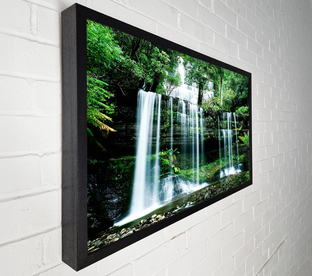  A Canvas Print of Hidden Forest Waterfall Canvas Wall Art