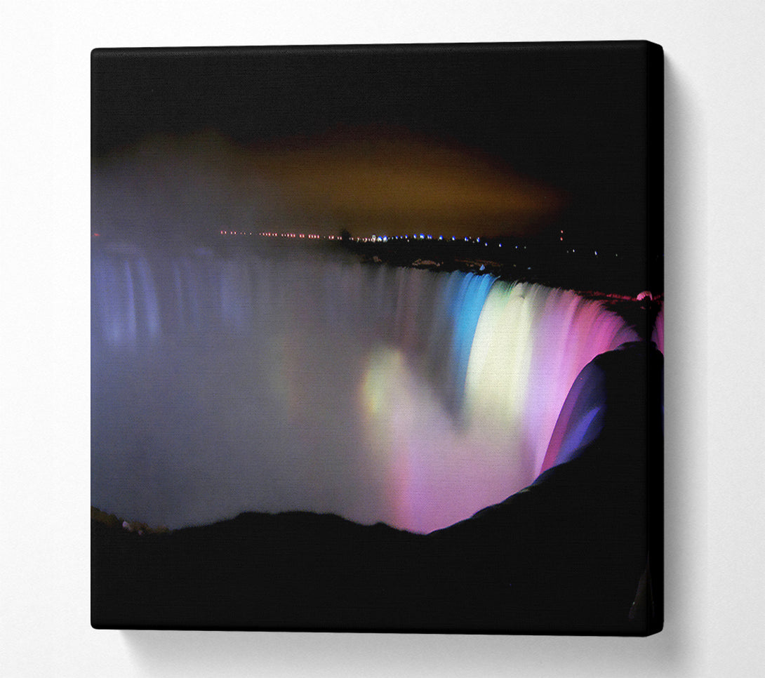  A Canvas Print of Victoria Falls Light Show Canvas Wall Art