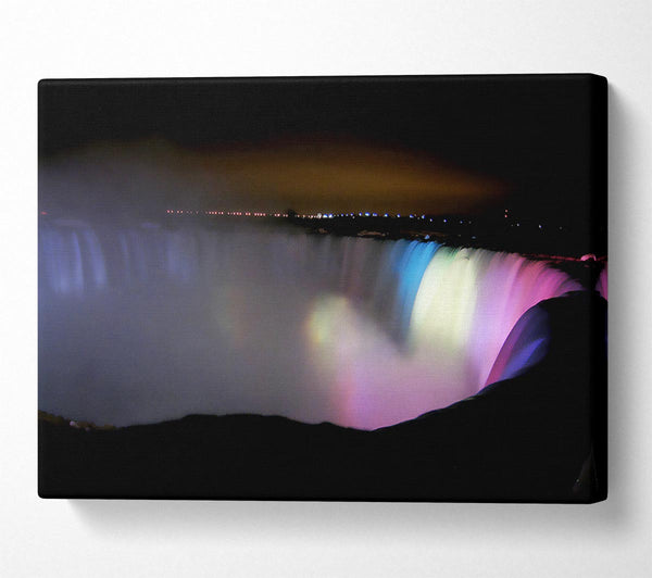  A Canvas Print of Victoria Falls Light Show Canvas Wall Art