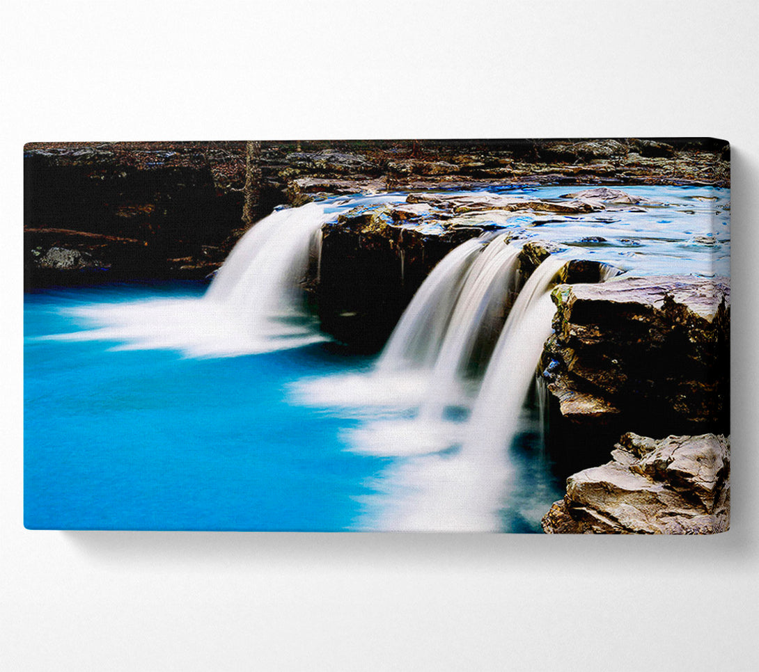  A Canvas Print of Flow Of The Waterfall Canvas Wall Art