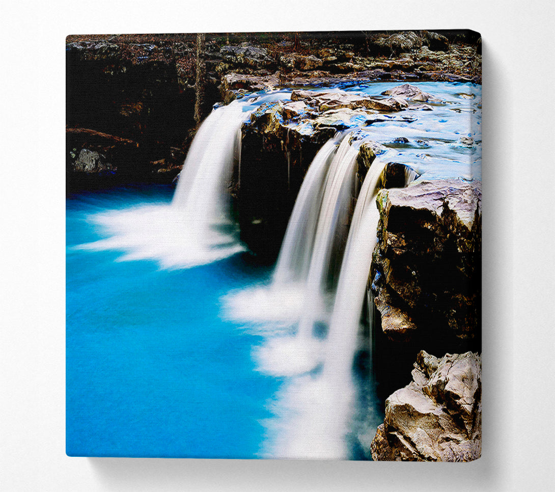  A Canvas Print of Flow Of The Waterfall Canvas Wall Art