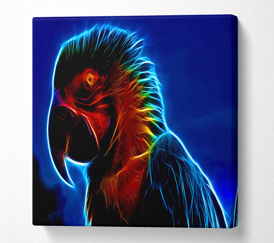  A Canvas Print of Rainbow Parrot Canvas Wall Art