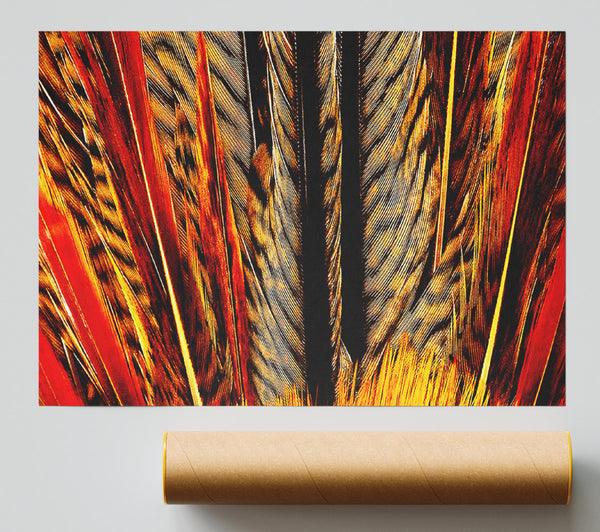 Blazing Feathers Giclee Print