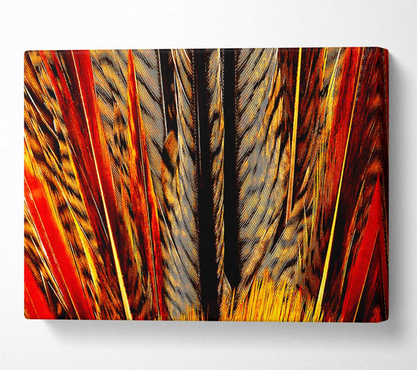  A Canvas Print of Blazing Feathers Canvas Wall Art