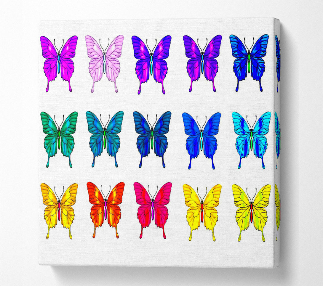  A Canvas Print of Butterfly Tribe Canvas Wall Art