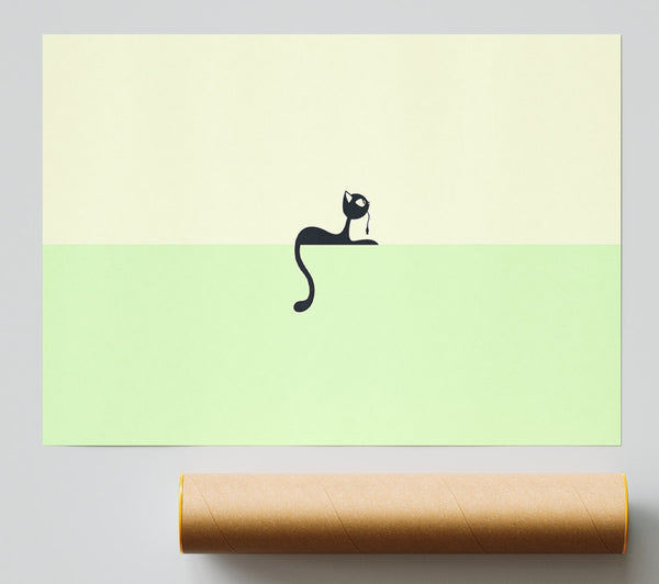 Cat Tail Print