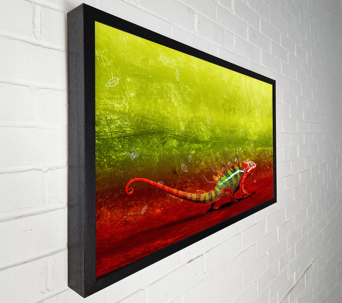  A Canvas Print of Chameleon Canvas Art