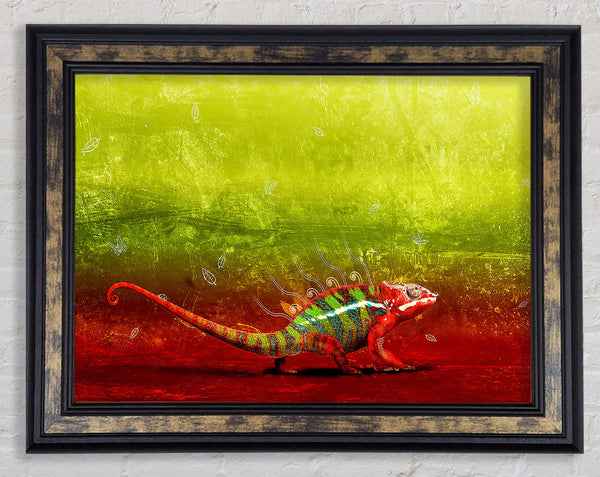Chameleon Framed Print