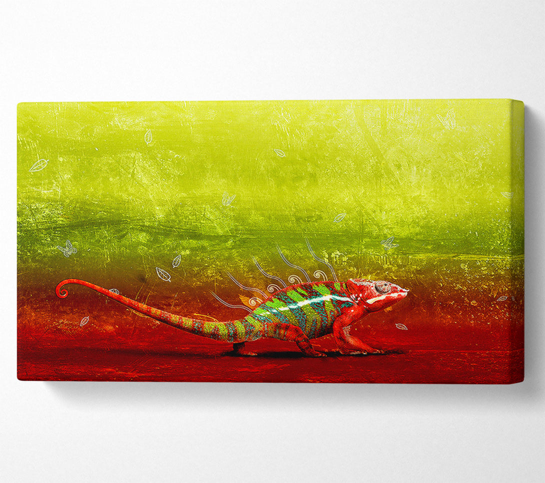  A Canvas Print of Chameleon Canvas Art