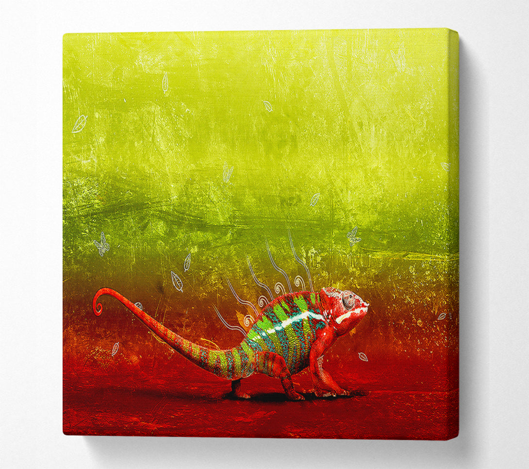  A Canvas Print of Chameleon Canvas Art