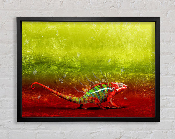 Chameleon Framed Print