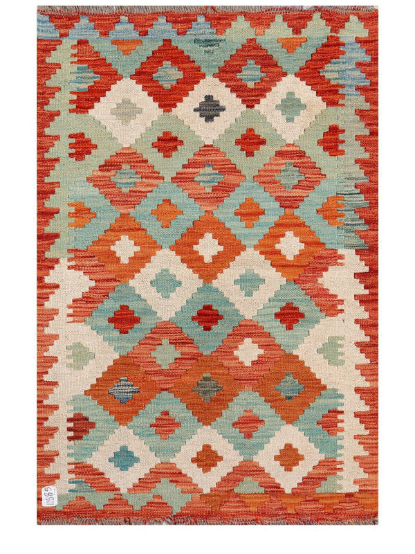 Maimana Afghanistan Kilim Rug - 119 x 81 cm