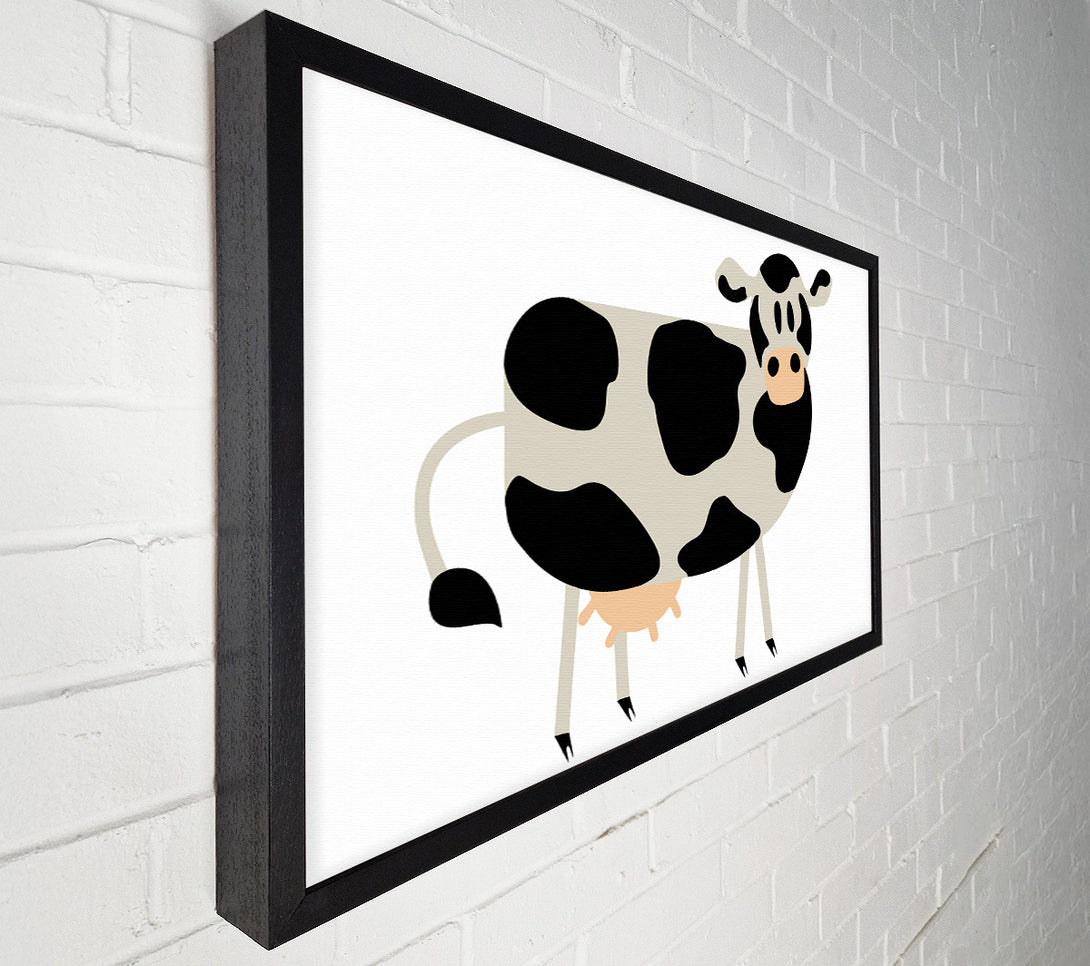  A Canvas Print of Cow Stare Canvas Wall Art