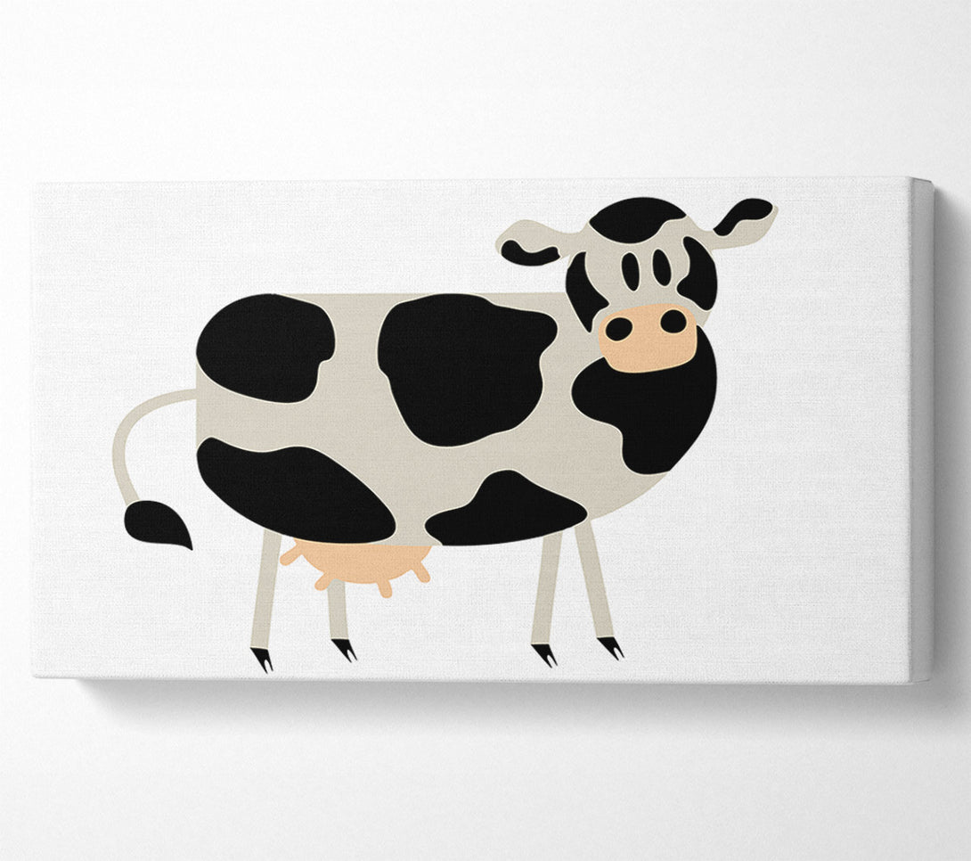  A Canvas Print of Cow Stare Canvas Wall Art