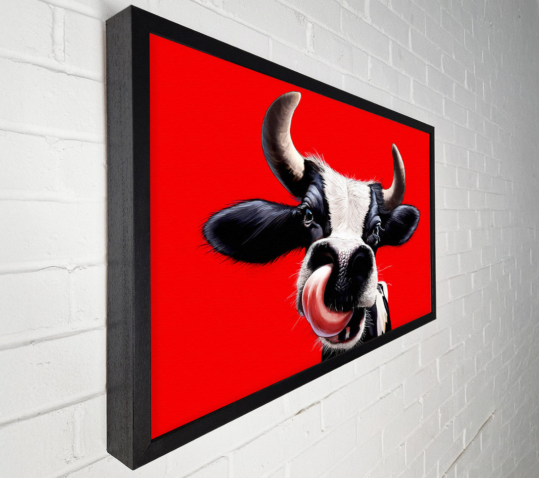  A Canvas Print of Cow You Do This Canvas Print