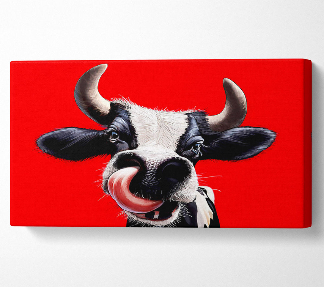  A Canvas Print of Cow You Do This Canvas Print